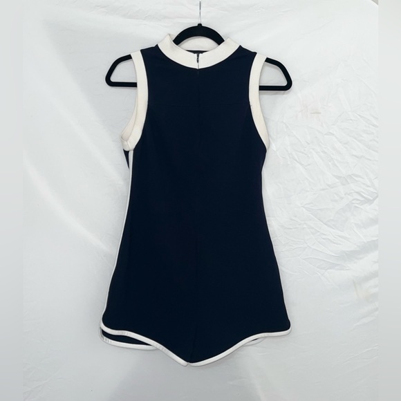 ZARA Navy Blue Retro Sport Jumpsuit | size M - Picture 2 of 4